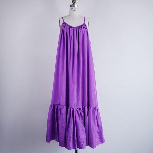 chinese dress ladies Billowing Bliss Lavender Maxi Dress