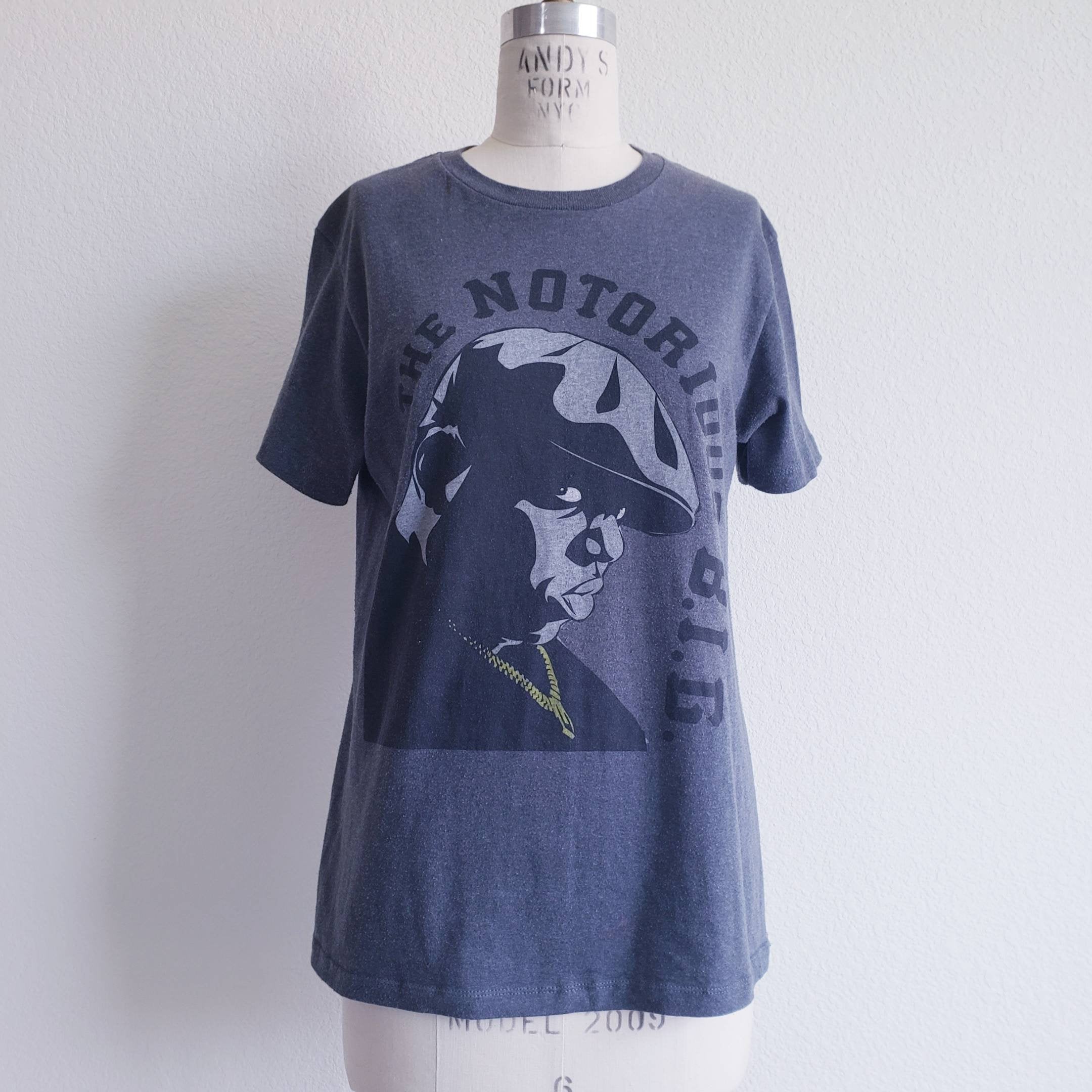 Vintage Brooklyn Mint Gray The Notorious B.I.G. Tee Shirt 