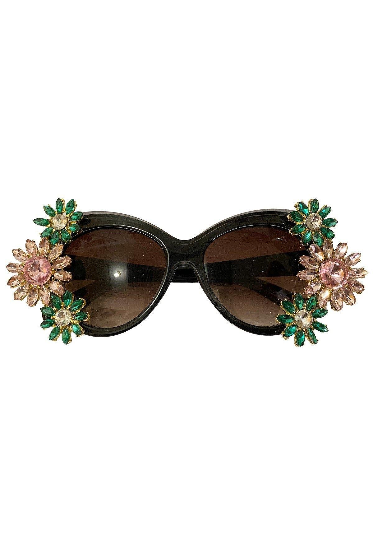Flower Drip Sunglasses - ChicCityVintage