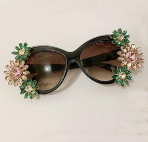Flower Drip Sunglasses - ChicCityVintage
