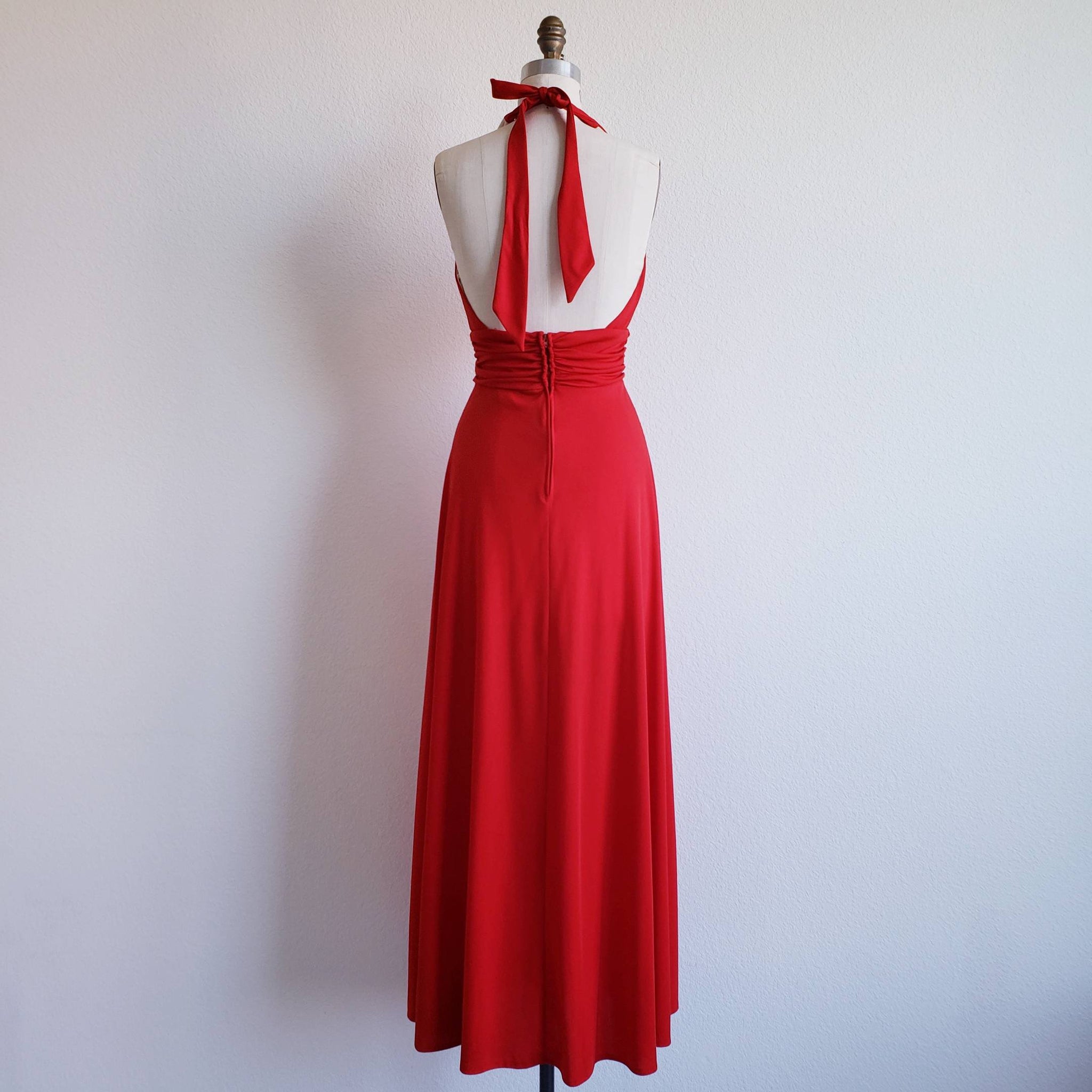 Vintage 70s Red Jack Hartley Miami Maxi Dress ChicCityVintage Vintage 70s Red Jack Hartley Miami Maxi Dress ChicCityVintage
