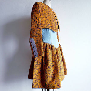 Vintage 1980s Geoffrey Beene Corset Waist Dress With Bolero Jacket - ChicCityVintage