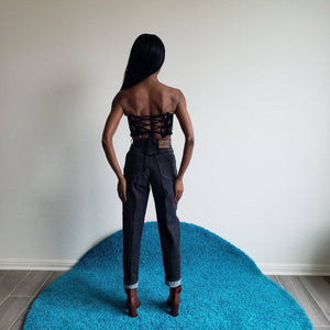 Vintage Black Lee Jeans XXS - ChicCityVintage